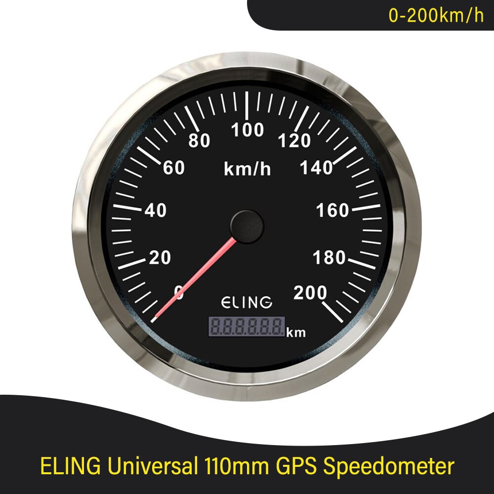 ELING Marine Auto GPS Snelheidsmeter Speedo Velometer 0-35MPH 0-55KM/H Kilometerteller Kilometerstand Backlight 85mm ELING Marine Auto GPS Snelheidsmeter Speedo Velometer 0-35MPH 0-55KM/H Kilometerteller Kilometerstand Backlight 85mm