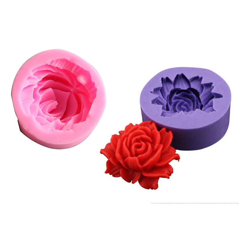 Stamen Heart Flower Veiner Silicone Mold Fondant Sugarcraft Gumpaste Resin Clay Water Paper Cake Decorating Tools: D