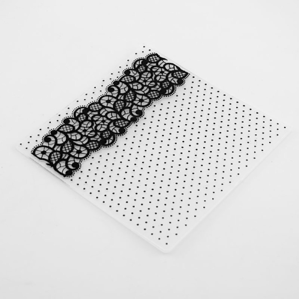 3D Embossing Folders Point Background Plastic Embossing Folder For Scrapbooking DIY Photo Album Card