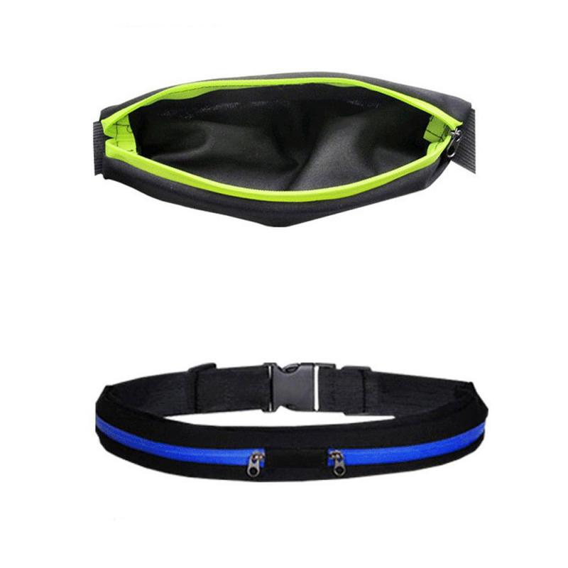 Outdoor Dual Pocket Running Taille Packs Veilige Handige Waterdichte En Stijlvolle Verstelbare Voor Vrouwen Mannen Unisex