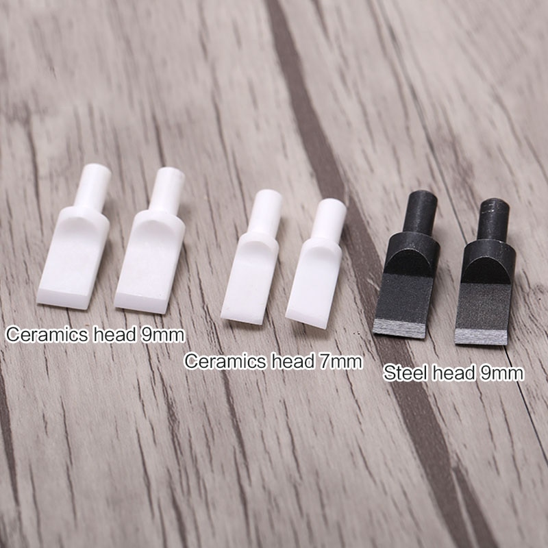 Leather Handwork Tool Rotary Swivel Knife Nicking Tool Ceramic Knife Head Perfect for Manual Leather with Extra Angle & Blades