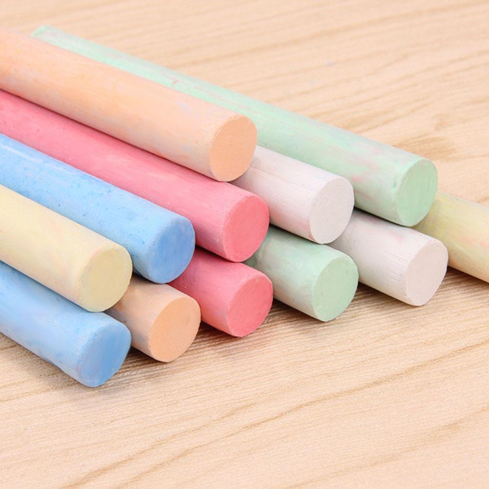 12/100 stuks kleurrijke krijtverfpenselen voor kinderen, stoepen, stokjes, diverse kunstvloeren voor schoolonderwijs, tekenen, schrijven, krijtjes