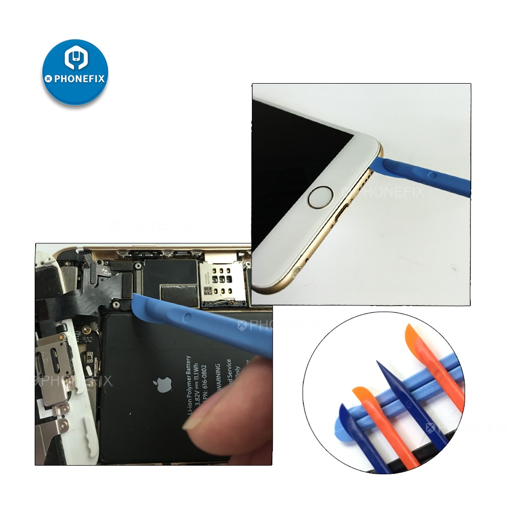 Dobbelt-formål 4 farver antistatisk plast spudgeråbner nylon pry åbningsværktøjssæt til iphone huawei ipad tabletter pc reparation