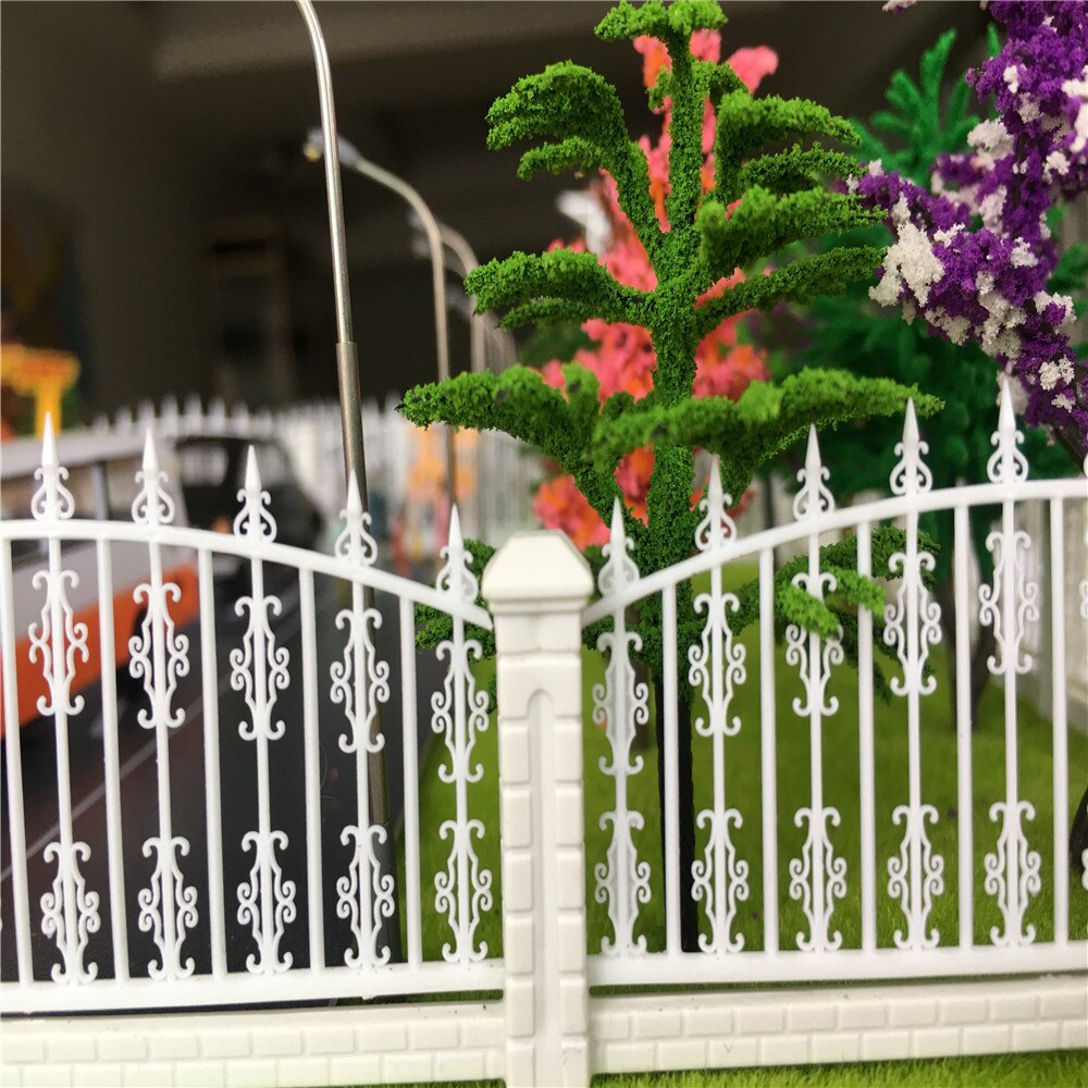 Top 1:100 Model Train Railway Building Fence Wall HO Z Scale 100cm Length