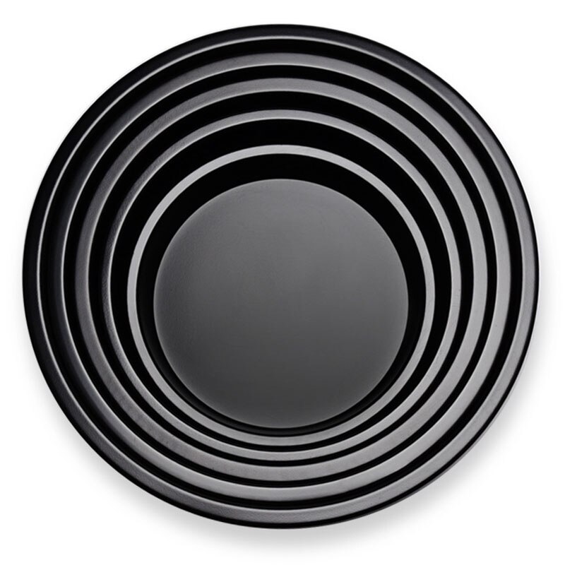 Stainless Steel Pizza Oven Baking Black Non-stick Baking Pan Mold Plate Round PRE