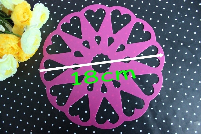 6pcs/set Stencil Tools Baking Supplies Cake Tiramisu Top Decoration Set kitchen accessories Plastic