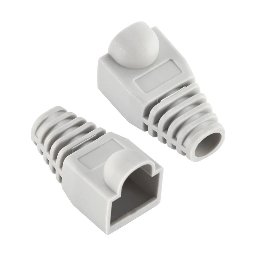 Blandet farve cat 5e cat 6 rj45 ethernet netværkskabel trækaflastningskapper kabelstik stikdæksel: Andet / 1.8m