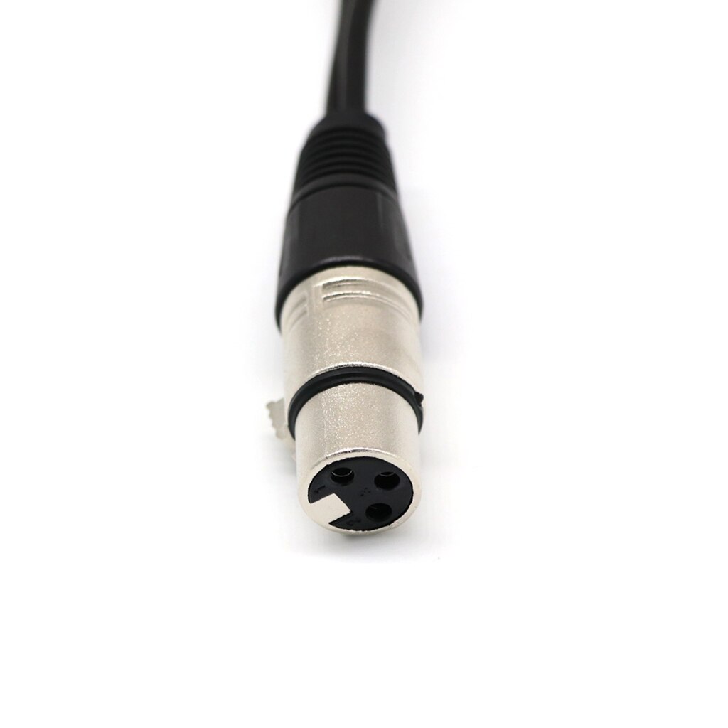 Microphone / Mic Cable / XLR Patch Balanced Audio Mic Extension Cables 1 Female to 2 Male Plug