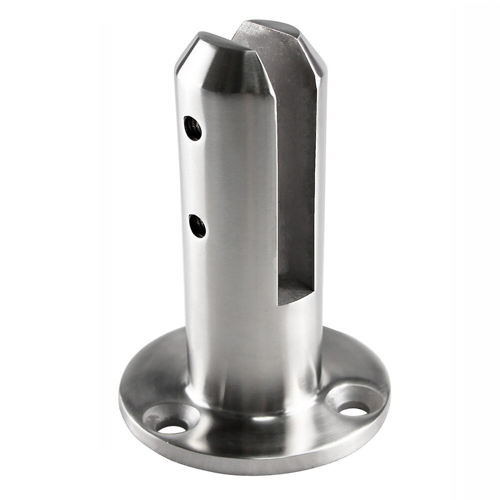 Spigots Stainless Steel Glass Clamp Home Pool Balustrade Bracket Railing Fence Balcony Floor Stand Stairs Round Bathroom