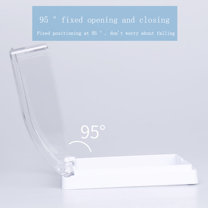 Badkamer Socket Cover - Waterdichte Plakbeschermhoes - Universele Schakelaar Spatwaterdicht