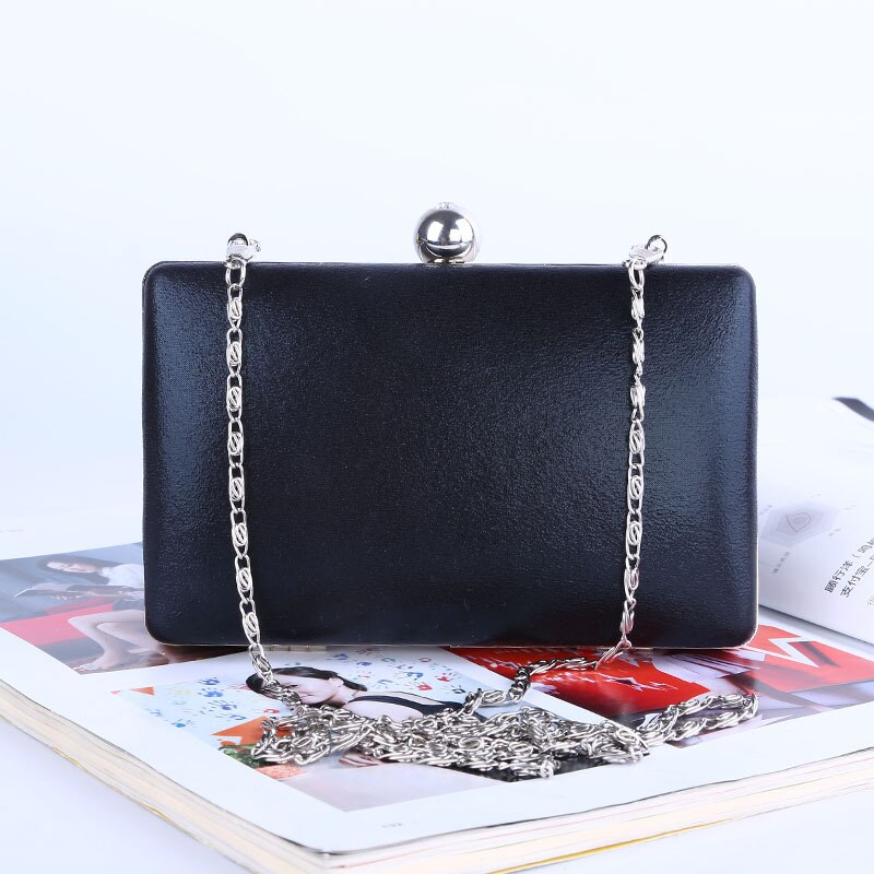 Black Evening Bag Ladies Wallet Party Club Handbag Clutches OL Style Bag 66-56