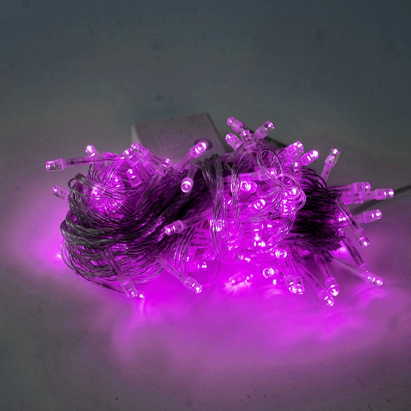 5/10M Girlande Weihnachtsbaum Gebühr Licht Batterie Kasten Schnur Lampe Kette Wasserdicht Hause Hochzeit Party draussen Dekor: Kaltes Weiß / 13W