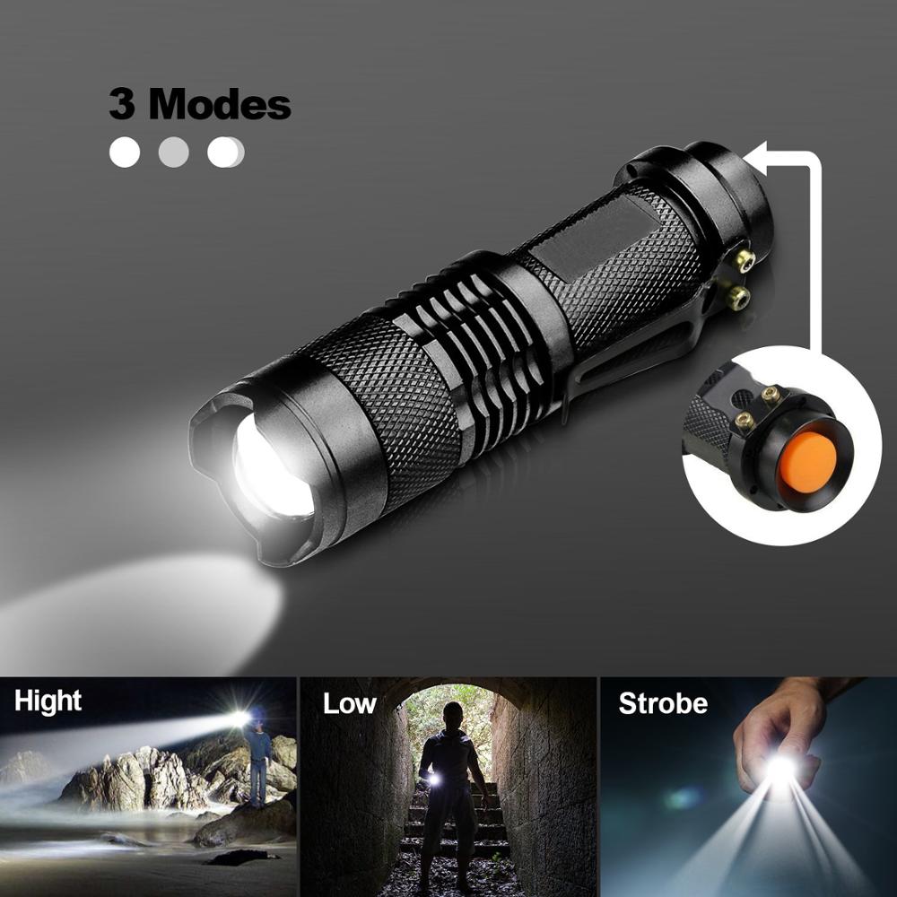 Mini linternas LED linterna súper brillante con cordón, colores surtidos-mejor luz de antorcha Tac para niños