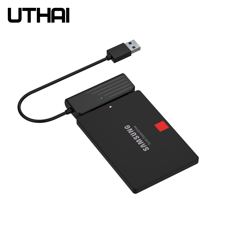 Uthai T35 Hdd Adapter Van Ssd USB3.0 Type-C Om SATA3 Converter Kabel Voor 2.5 Inch Sata Harde Schijf disk Ssd 5Gbps JMS578 Chip