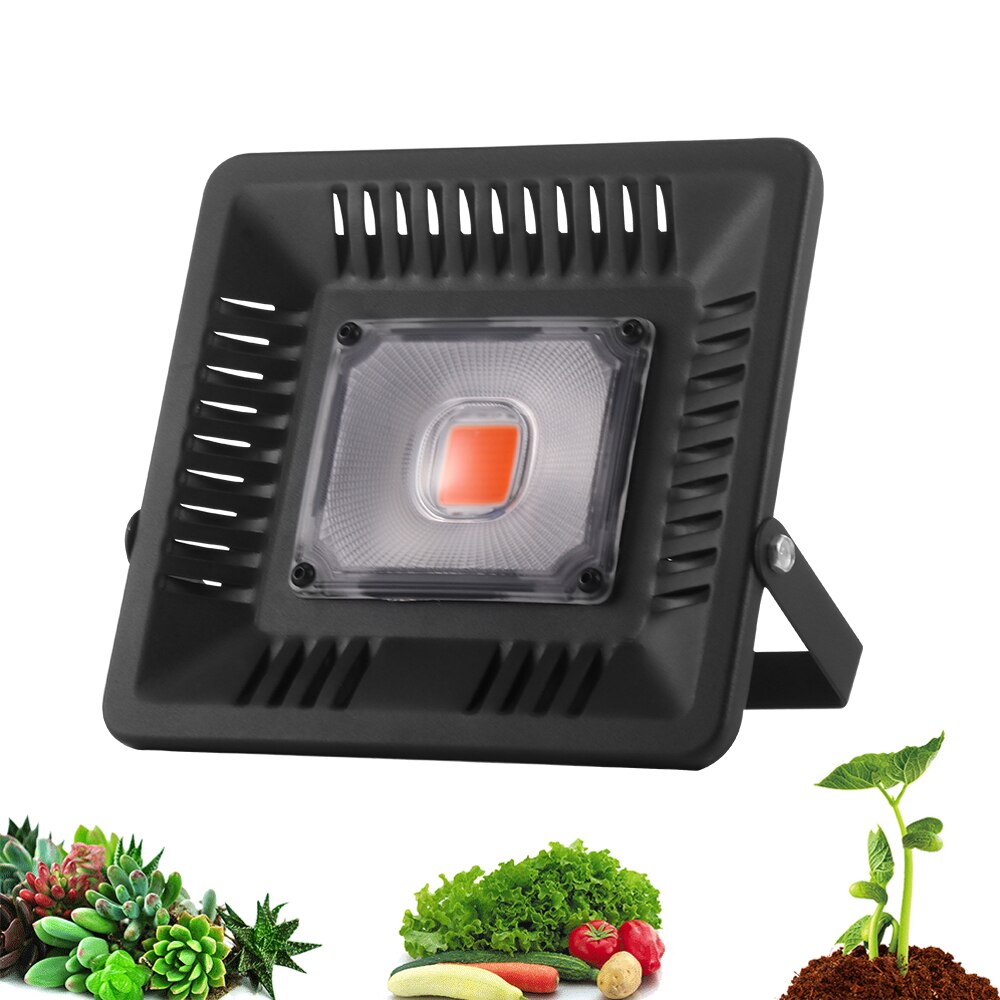 Full Spectrum Lamp LED Growing Light 100W AC 110V 220V High Power Outdoor Waterproof For Greenhouse Hydroponics Seeding