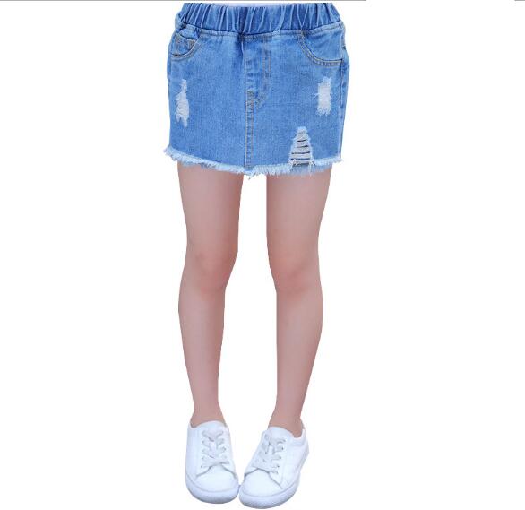 sommer kinder Kleidung Mädchen Shorts Solide Löcher Denim Dünne Baby Mädchen Shorts Für Mädchen Große Kinder Kurze Hosen jean Shorts
