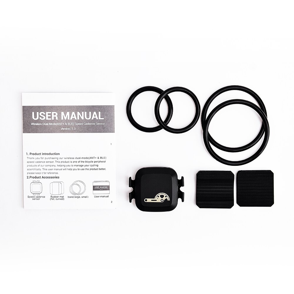 CooSpo Cadence Speed Rpm Sensor Bluetooth 4.0 ANT+ Road Bike Mtb Sensor For Wahoo Garmin Bike Computer