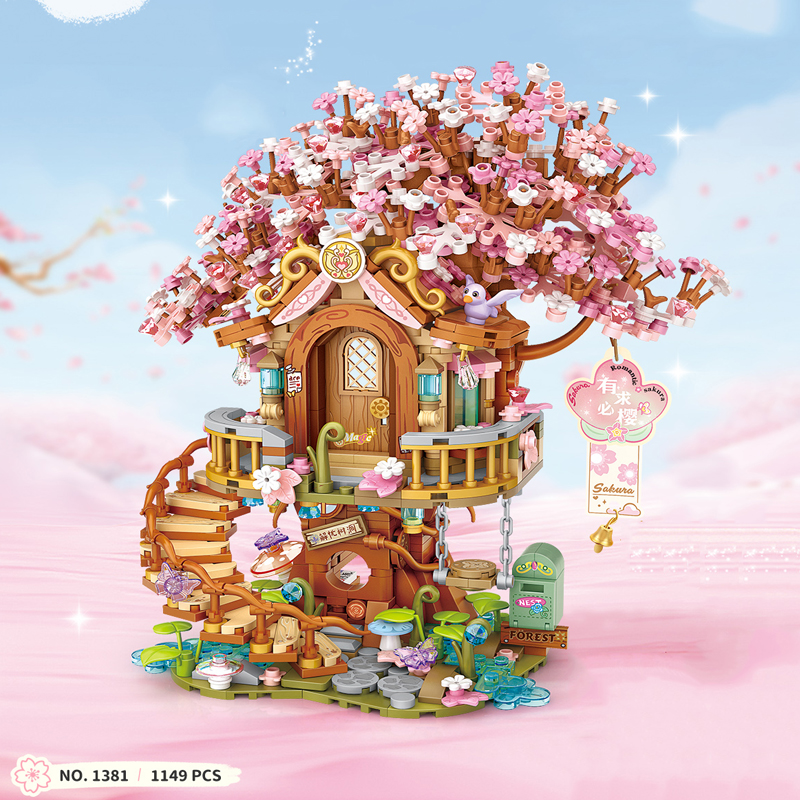 Serie Street View Building block Izakaya Ice Shop Takoyaki Shop Coffee Shop Panda Tea House modello regalo per bambini