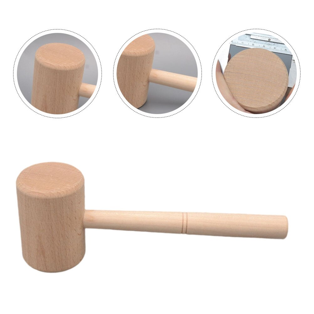 Mazo de madera para carpintería, martillo de carpintero, MAZO PARA tallado de cuero, bricolaje