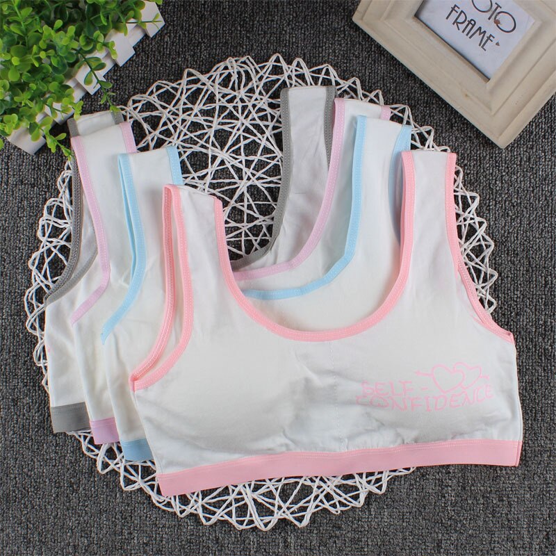 Ondergoed Voor Meisjes Tops Voor Tieners Kleding Bras Mooie Meisjes Afdrukken Ondergoed Beha Vest Kinderen Ondergoed Sport Ondergoed