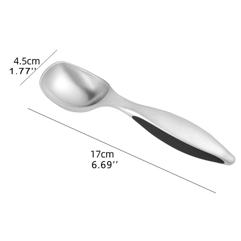 Ice Cream, Tools And Accessories Portable Aluminum Alloy Non-Stick Anti-Feeze Ice Cream Scoop Spoon For Home Kitchen Accessories: Default Title