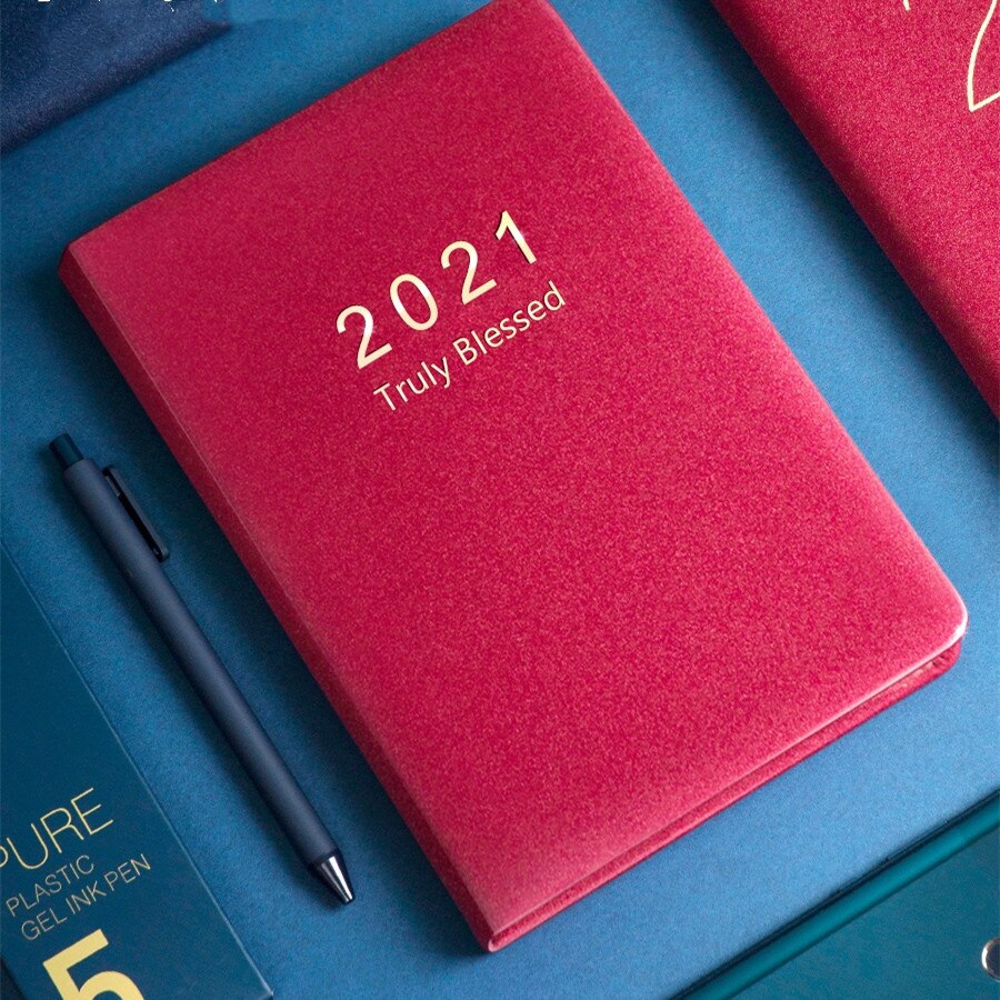 Agendas Weekly Planner Organizer A5 Diary Notebook Monthly Journal Note Book Personal Business Travel Plan Notepad Schedule