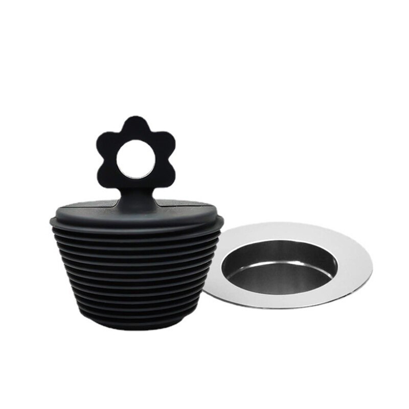 Bouchon de vidange de baignoire universel, bouchon de baignoire en Silicone, bouchon de vidange de baignoire pour la cuisine évier (Pack de 2)