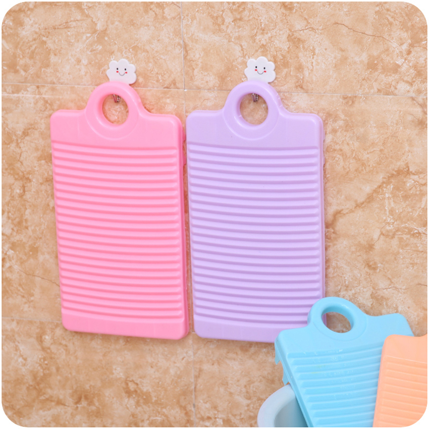 Plastic Mini Washboard Washing Board for Kids Shirts Clean Laundry Lime Washboard for Laundry 16.1x31cm Purple, Blue, Pink