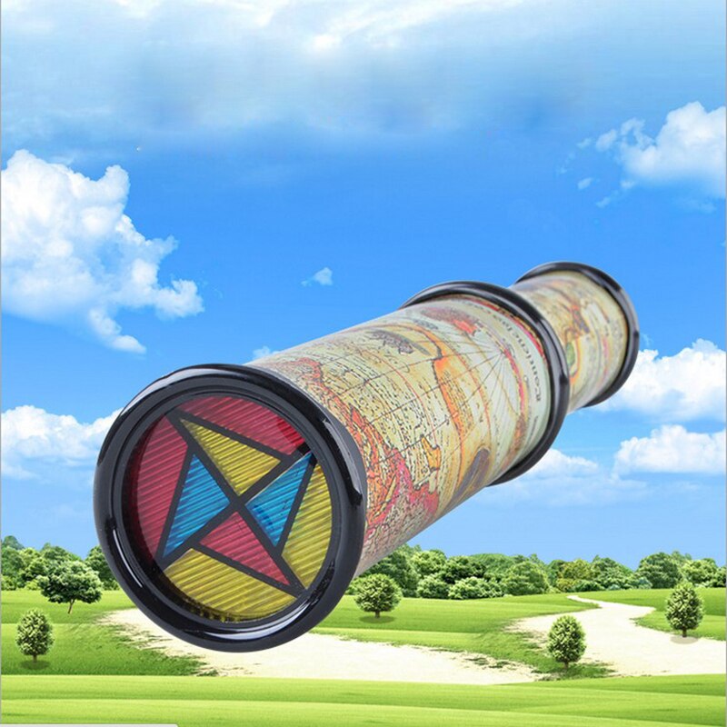 21 cm Kaleidoscopes Kinderen Speelgoed Schaalbare Uitgebreide Rotatie Verstelbare Caleidoscoop Fancy Kleur Wereld Educatief Speelgoed Voor Kinderen