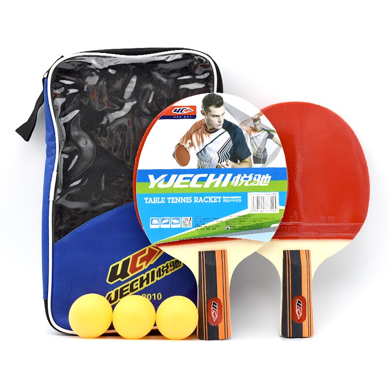 2 Pcs Carbon Fiber Table Tennis Rackets with Double Face Pimples-in Table Tennis Rubber Ping Pong Racket with 3 Ball