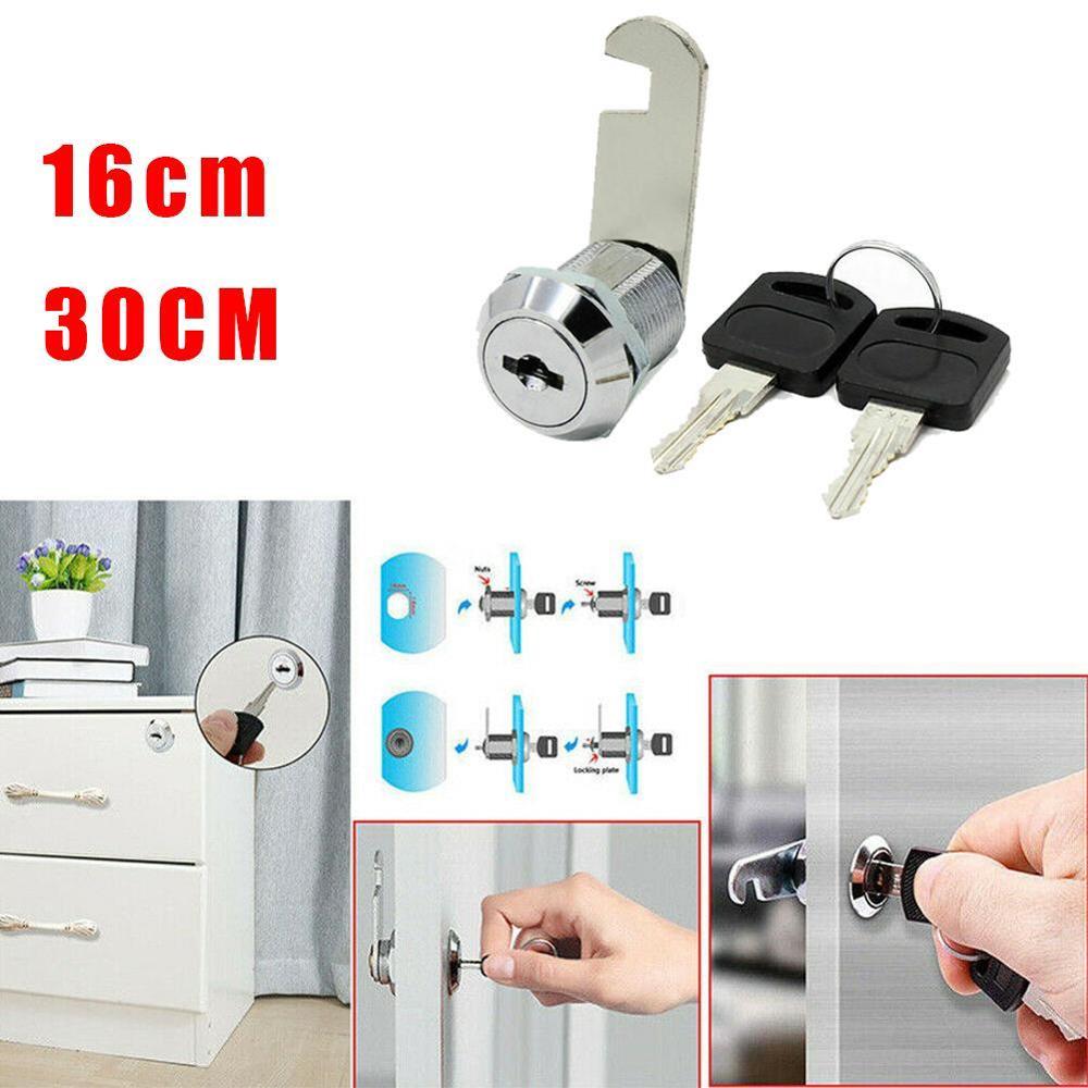 1Pcs Cam Cilinder Sloten Deur Kast Mailbox Lade Beveiliging Met Sloten Plastic Meubilair Locker Sleutels Hardware Kast Y7T4