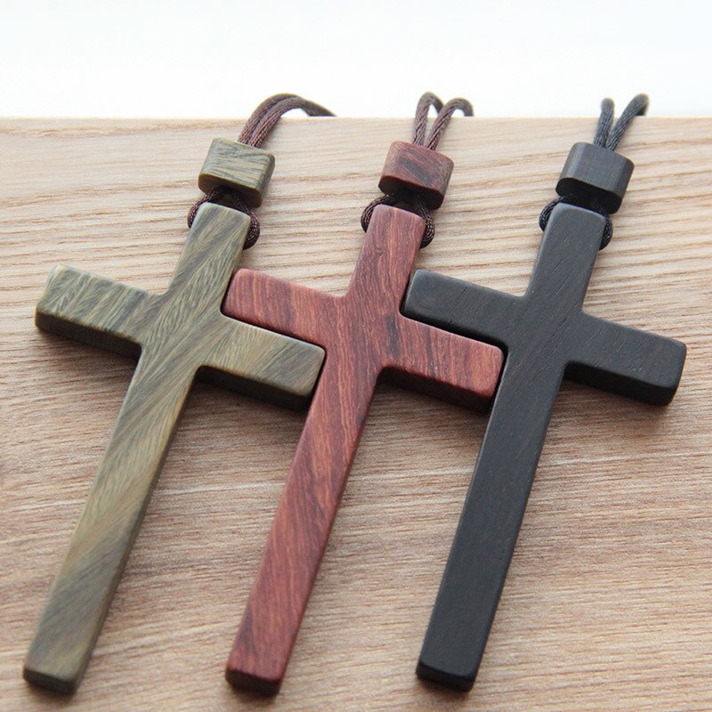 Jesus Cross wood Christian Decoration Jesus Christ Decor Catholic Relics Crafts Religious