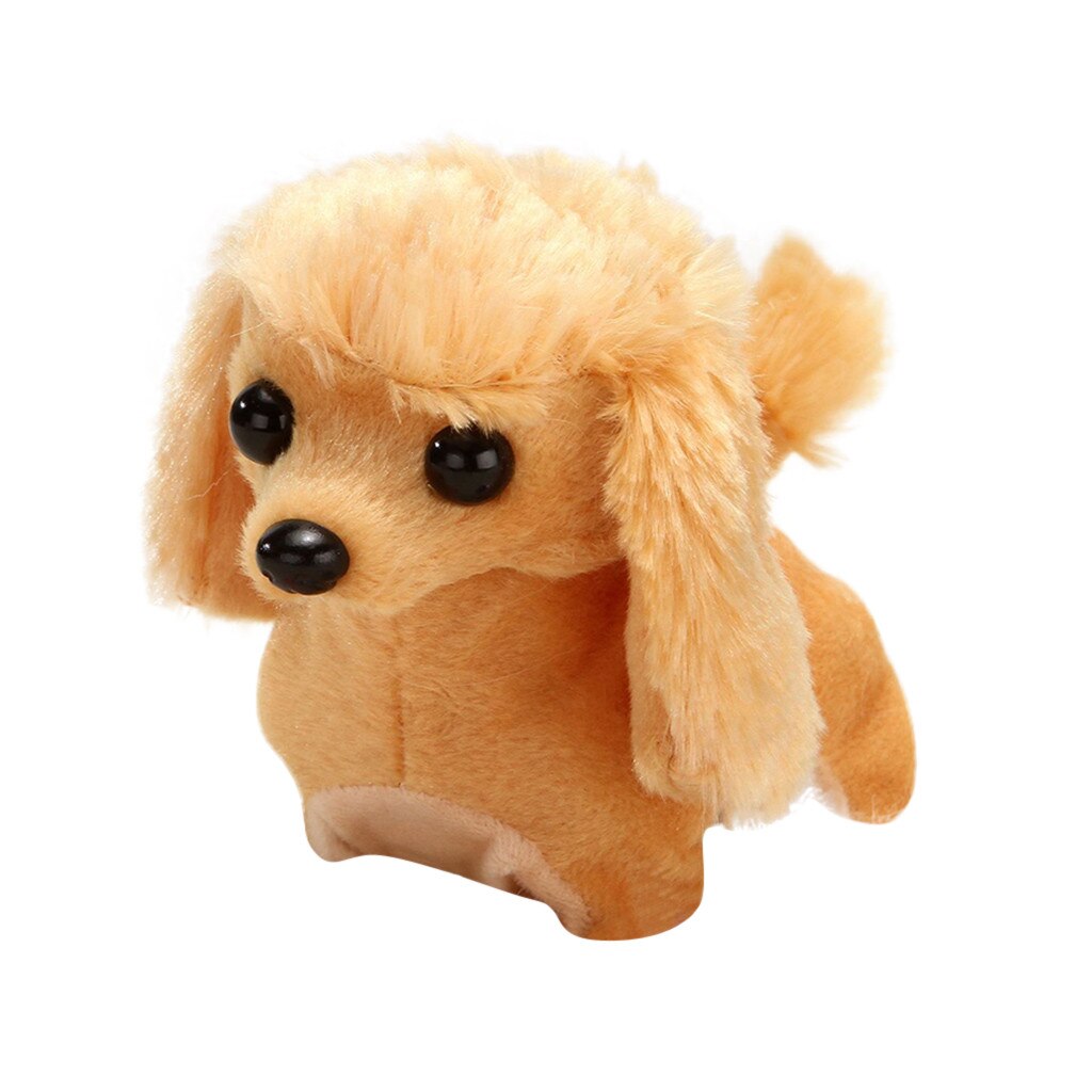 1PCS Electric Toy Soft Realistic Teddy Dog Plush Walking Glowing Barking Dog Funny Simulation Moving Plush Stuffed Doll Toys: 8