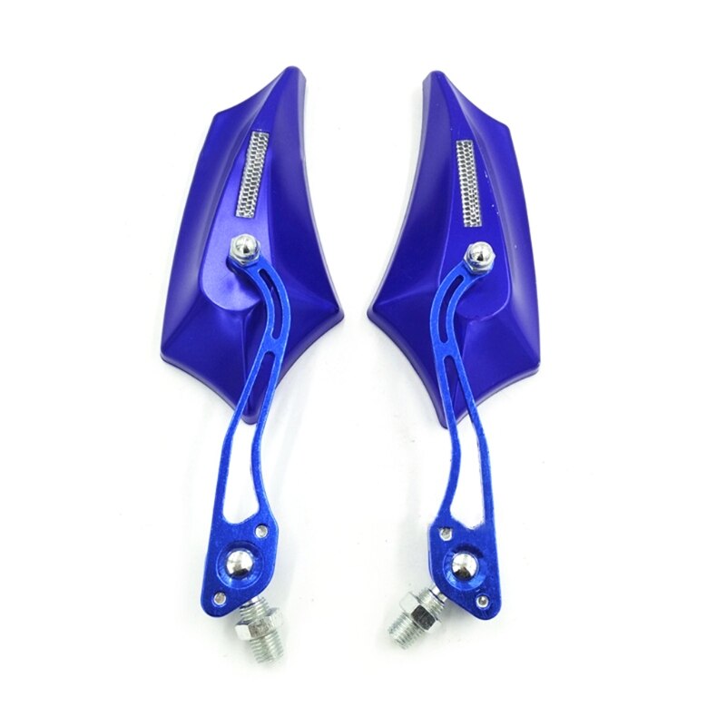 2x Gemodificeerde Spiegels Motorfiets Scooters Achteruitkijkspiegel Side Achteruitkijkspiegels Links Rechts 8Mm 10Mm