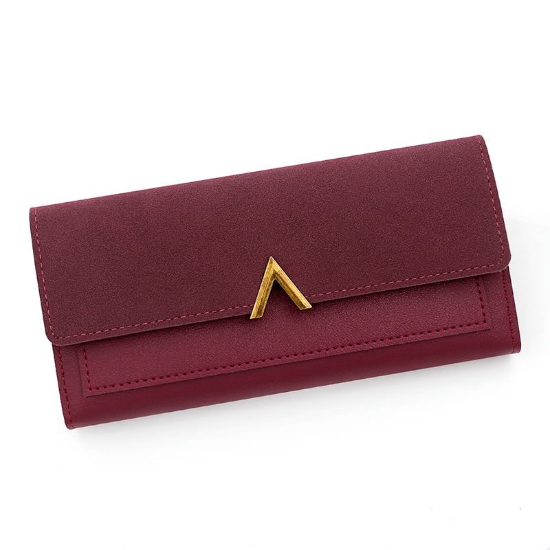 Lange punge til kvinder, pung, lang møntpung, kortholder, lille damepung, kvindelig hasp, mini clutch, billetera bolas: Blå