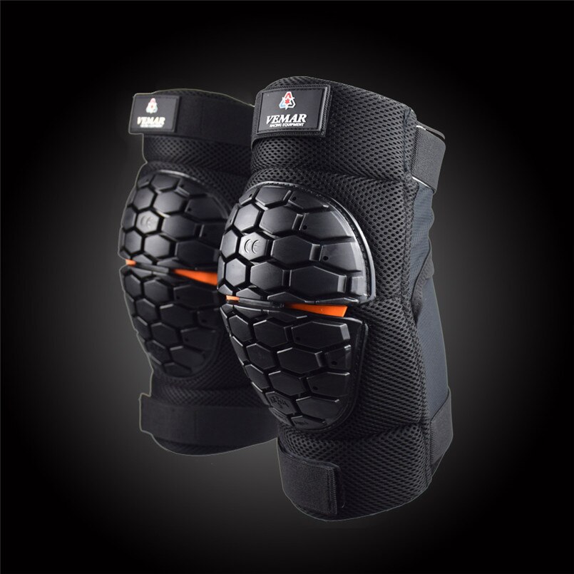 Vemar VM-E08 CE Motorcycle Knee Guards Carbon Fiber Motocross Racing Protective Gears Moto Protector Motorbike Elbow Knee pads
