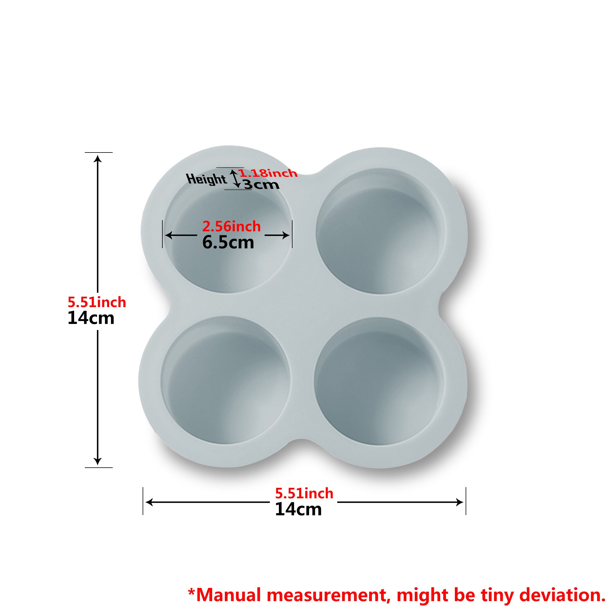Kinds Baking Mold Silicone Oven DIY Non-Stick Heat Resisting Chocolate Pudding Cookie Biscuit Ice Pastry Cake Baking Cooking: 207C01 Light Blue