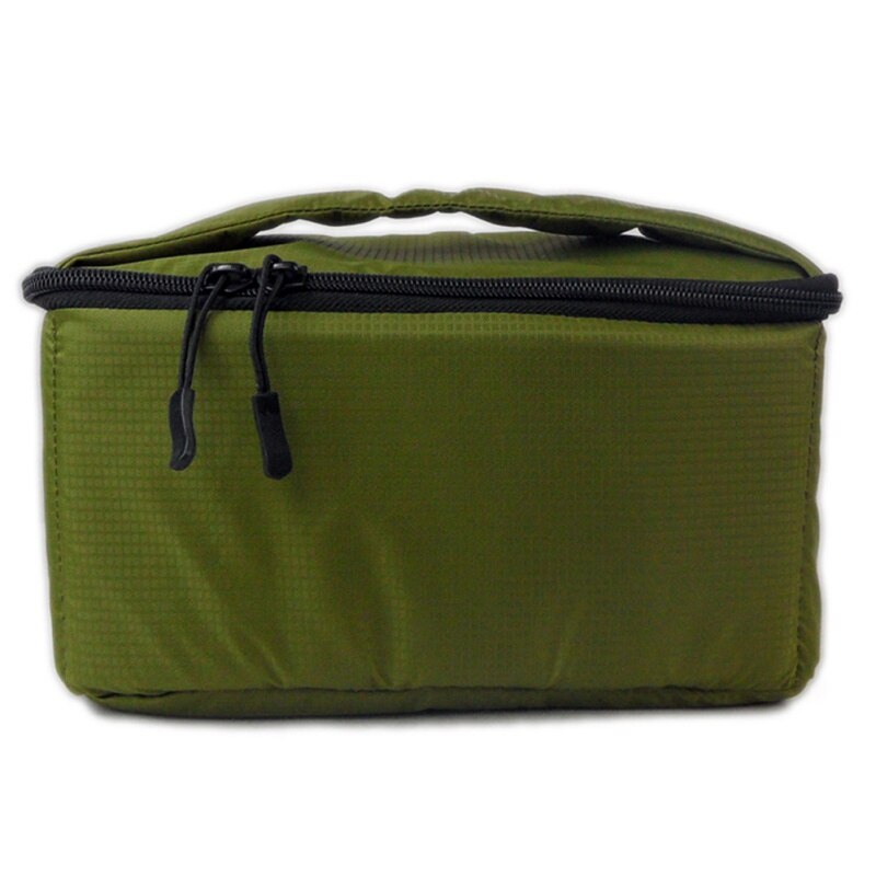 Bolsa de inserción portátil para cámara réflex digital bolsa protectora acolchada para cámara réflex digital, negra, resistente al agua, con cremallera: G