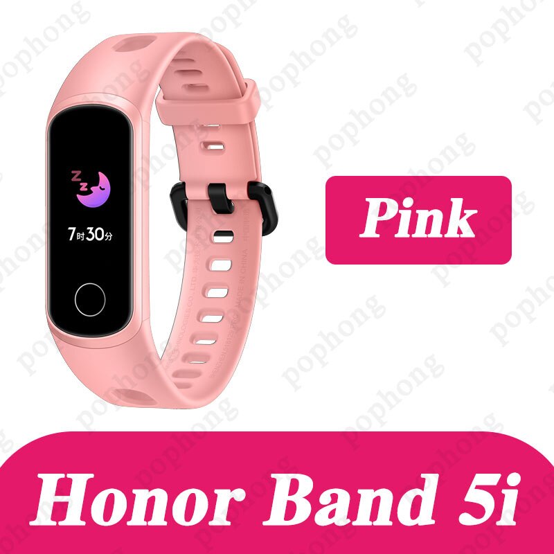 Huawei Honor Band 5i Smartband sang oxygène coeur rage ftness sommeil tracker USB Charge: band 5i pink