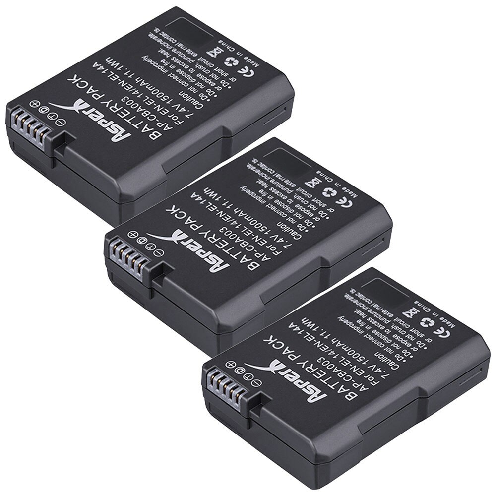 4 kpl en -el14a en -el14 en el14 akku + lcd usb kaksoislaturi nikon akulle  d5500 d5300 d3300 d5100 d5200 d3100 d3200 p7000: 3 akkua