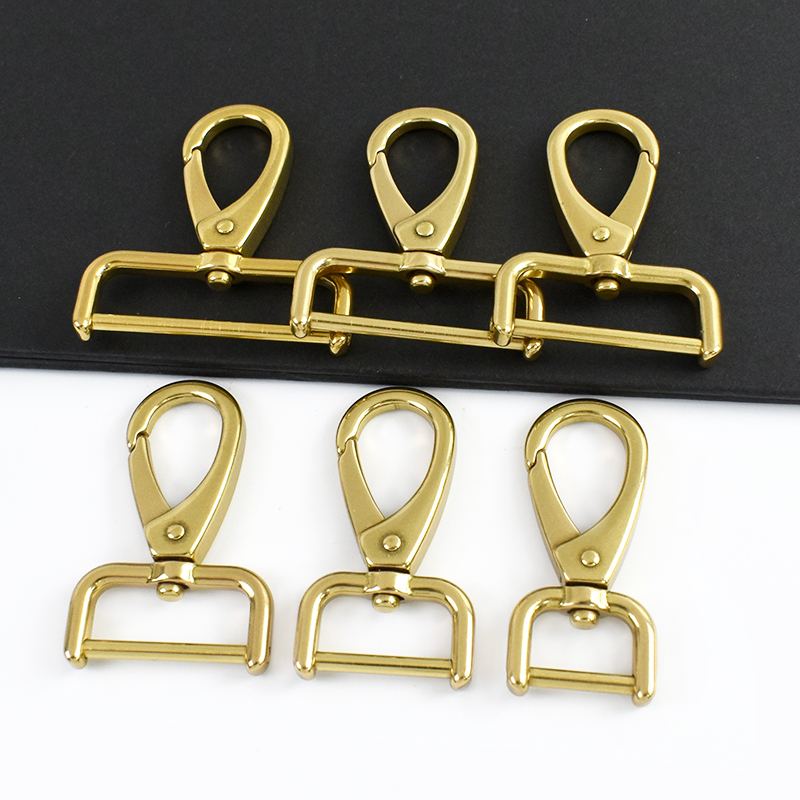 1-5 Stuks Massief Messing Karabijnhaak Clips Meetee 15-40 Mm Afneembare Swivel Kreeft Gesp Karabijnhaak voor tassen Halsband Hanger Sluiting