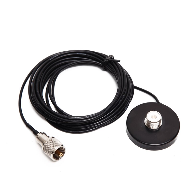 HH-N2RS Magnetic Base Mount Met 5 M/16.4ft Coaxiale Kabel Voor Bus Auto Mobiele Radio Antenne 55 Mm Diame stabiele Mobiele Radio Mount