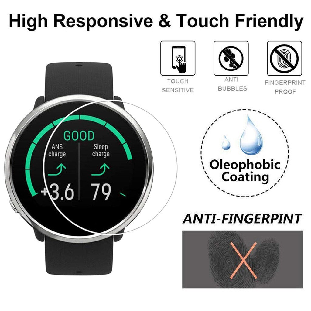 1PC Clear Film Tempered Glass Screen Protector for Polar IGNITE Smart Watch Cover Screen Protector Film