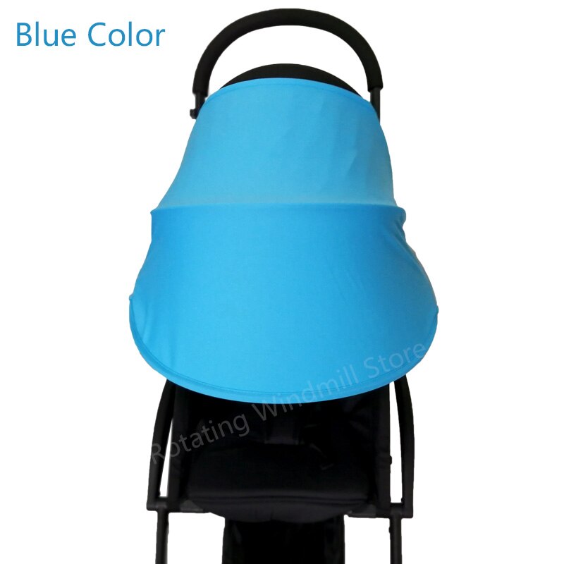 Baby Warenkorb Sonnenblende sonnenschutz Abdeckung Baby Kinderwagen Zubehör Baldachin Abdeckung Für Yoyo + YOYA Und Hohe Landschaft kinderwagen Sonne Haube: Blau