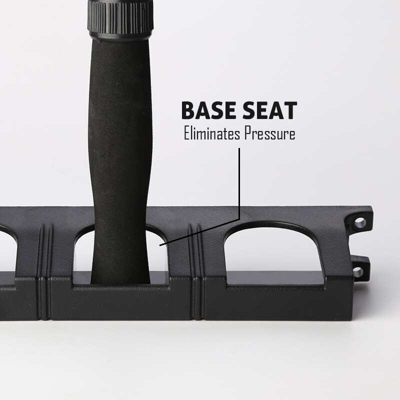 Vertical 6 Fishing Rod Racks Wall Stand Holder Tackle Ceiling Fish Pole Holder Stand Garage Storage Rack EVA Foam