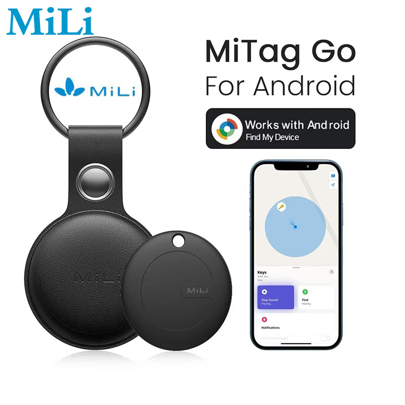 MiLi Mitag Tracker Anti-verloren Bluetooth 5.0 MiNi Smart Locator Positie Kindertassen Portefeuilles Finder Werk met Android Vind mijn apparaat