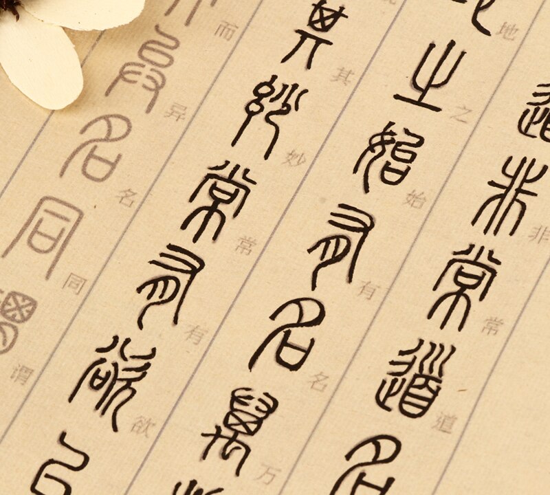 Facsimile Xuan Papier Voor Chinese Kalligrafie, Seal Karakter Zi Tie Tracing Papier, kopieerpapier Voor Tao Te Ching 12M * 0.35M