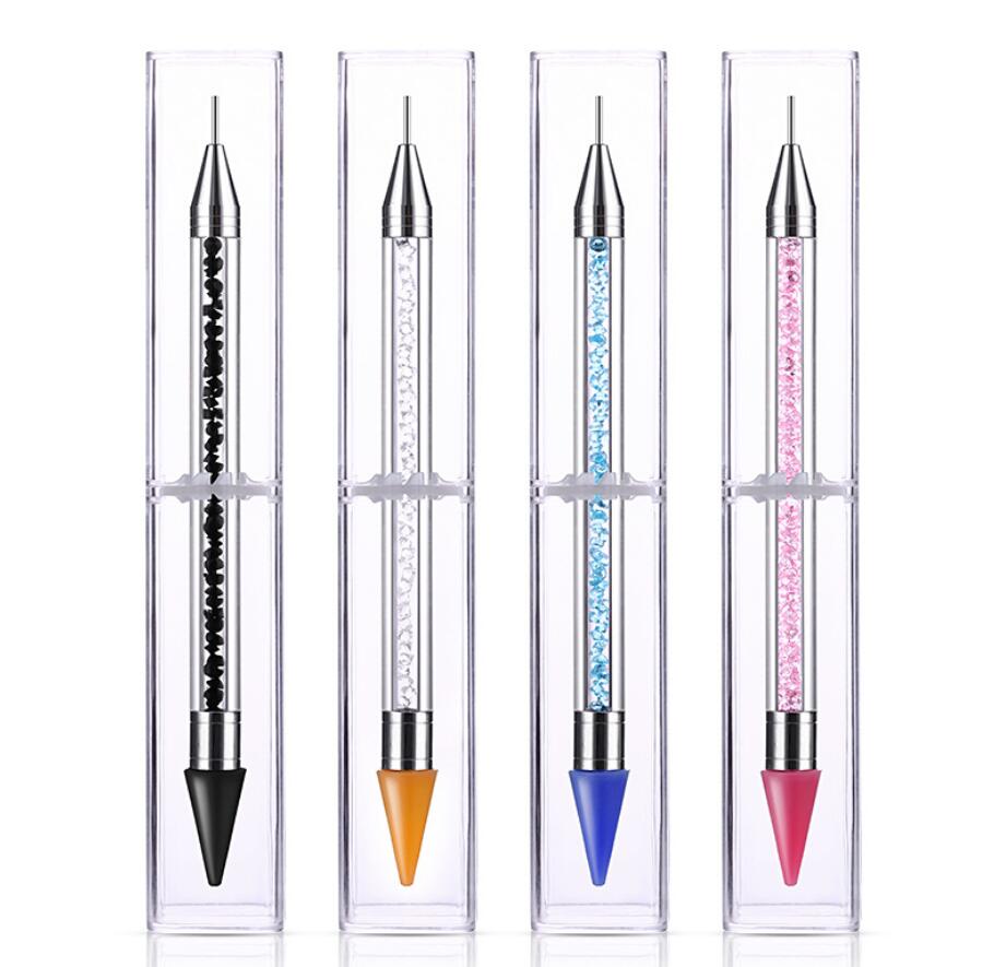 Diy sieraden knutselen strass steentjes edelstenen plukgereedschap nagelkunst stippelpennen harsbedels kristal stippelpen