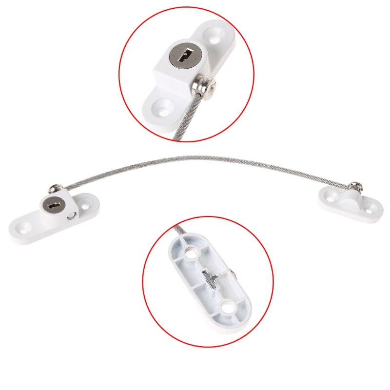 Art Sicherheit gefallen Fenster Schlösser Tür Restrictor Fenster Sicherheit Kette sperren Für Heimat Schiebetür Möbel