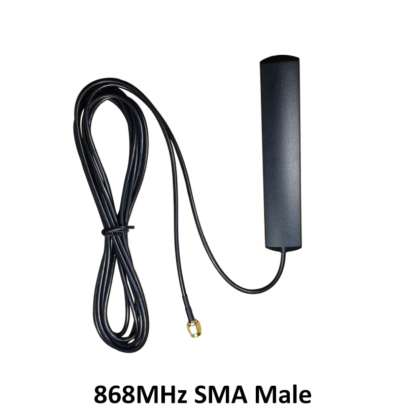 Gsm Antenne 868 Mhz 915Mhz Gelijmd Strip 868 M Patch Antenne Sma-Male Connector Antenne 3 Meter Kabel 868 Mhz 915 Iot Antena Antenne